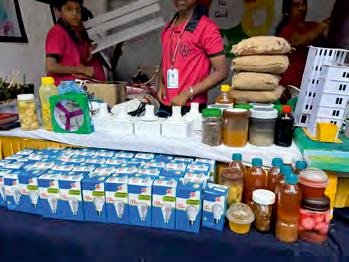 Student-made food products and packaging